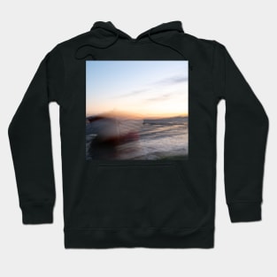 Impressionist dinghy on beach Hoodie